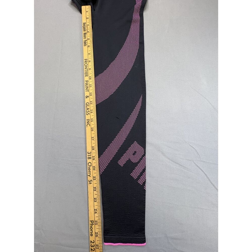 Victoria’s Secret PINK Active Leggings Pink & Black Women’s Size Small - Picture 7 of 7